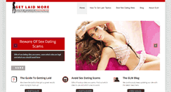 Desktop Screenshot of get-laid-more.com
